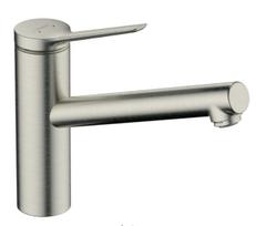 Virtuvinė kriauklės maišytuvas Hansgrohe Zesis M33-150 1jet, nerūdijančio plieno apdaila