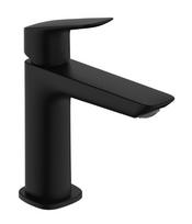 Vonios praustuvo maišytuvas Hansgrohe Logis 110 Fine, su push-open, matinė juoda
