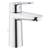 Vonios kriauklės maišytuvas Grohe BauEdge M-Size su pop-up vožtuvu, chromuotas 23758000
