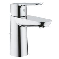 Vonios praustuvo maišytuvas Grohe BauEdge S-Size su pop-up vožtuvu, chromuotas 23802000