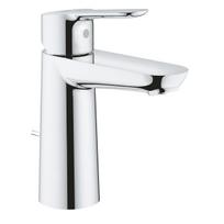 Vonios praustuvo maišytuvas Grohe BauEdge M-Size su pop-up vožtuvu, chromuotas 23822000