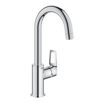 Vonios kambario praustuvo maišytuvas Grohe BauLoop L-Size su push-open vožtuvu, chromuotas 23891001