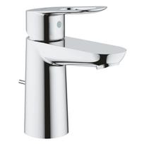 Vonios praustuvo maišytuvas Grohe BauLoop S-Size su pop-up ventiliu, chromuotas 23803000