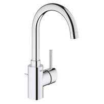 Vonios kriauklės maišytuvas Grohe Concetto New L-Size su pop up vožtuvu, chromuotas 32629002