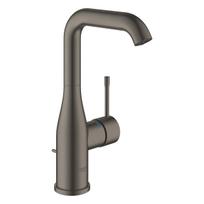 Vonios praustuvo maišytuvas Grohe Essence su pop-up vožtuvu, brushed dark graphite 32628AL1