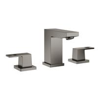 Vonios kriauklės maišytuvas Grohe Eurocube S-Size su pop-up vožtuvu, 3 išėjimai, šlifuotas Hard Graphite 20351AL0