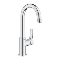 Vonios kriauklės maišytuvas Grohe Eurosmartar L-Size Push-Open vožtuvas, chromuotas 23970003
