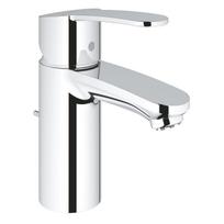 Vonios kambario praustuvo maišytuvas Grohe Eurostyle Cosmopolitan S-Size su pop-up vožtuvu, chromuotas 33561002