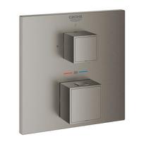 Vonios / dušo maišytuvas Grohe Grohtherm Cube potinkinis, brushed Hard Graphite, 24153AL0