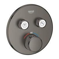 Voniai / dušui maišytuvas Grohe Grohtherm SmartControl įmontuojamas 2 išvados, brushed Hard Graphite 29119AL0