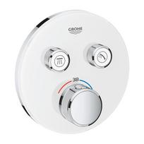Vonios / dušo maišytuvas Grohe Grohtherm SmartControl įmontuojamas 2 išėjimai, moon white 29151LS0