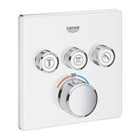 Vonios / dušo maišytuvas Grohe Grohtherm SmartControl įmontuojamas 3 išvadai, moon white 29157LS0
