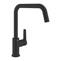 Virtuvės praustuvės maišytuvas Grohe QuickFix Start, matinė juoda 306312430