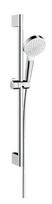 Dušo komplektas Hansgrohe Crometta 1jet 6l Unica Set 650mm 26554400 Baltas / Chromuotas