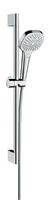 Dušo komplektas Hansgrohe Croma Select E Multi 9 l Unica Set 65 26581400 baltas / chromuotas
