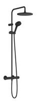 Dušo sistema Hansgrohe Vernis Blend 240 1jet su termostatu 26428670 juoda matinė