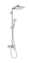 Dušo sistema Hansgrohe Crometta E Showerpipe 240 1jet 27284000 chromuota