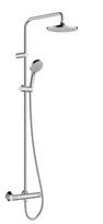 Dušo sistema Hansgrohe Vernis Blend Showerpipe 200 1jet EcoSmart su termostatu chromuota 26089000