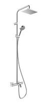 Dušų sistema Hansgrohe Vernis Shape Showerpipe 230 1jet EcoSmart su termostatu 26098000 chromuota