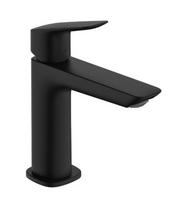 Vonios praustuvo maišytuvas Hansgrohe Logis 110 Fine CoolStart su pop-up ir nuotėka 71254670 Matinis juodas