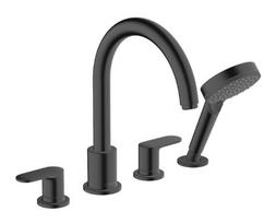 Vonios/dušo maišytuvas Hansgrohe Vernis Blend ant vonios krašto 71456670 matinė juoda