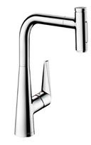 Virtuvės maišytuvas Hansgrohe Talis Select M51 300 su ištraukiama galvute sBox 73867000 Chromas