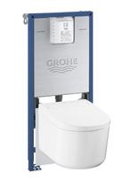 Tualeto pakabinamas komplektas Grohe Rapid SLX rėmas su Sensia tualetu + bide funkcija, Soft Close dangtis 36509SH0