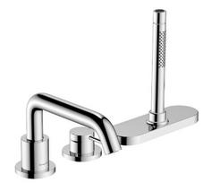 Vonios / Dušo maišytuvas Hansgrohe Tecturis S ant vonios krašto su sbox Chromuotas 73447000