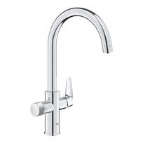 Virtuvės kriauklės maišytuvas Grohe Blue Pure StartCurve filtruotam vandeniui Chromuotas 30592000