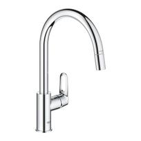 Virtuvinis maišytuvas Grohe Start Flow ištraukiamas Chromuotas 30569000