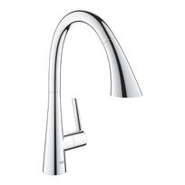 Virtuvinis maišytuvas Grohe Zedra Ištraukiamas Chromuotas 32294002