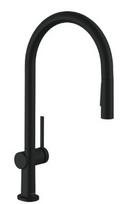 Virtuvės kriauklės maišytuvas Hansgrohe Talis M54 210, EcoSmart ištraukiamas 2jet Juodas matinė 72842670