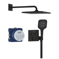 Dušo sistema Grohe Grohtherm SmartControl 310 Cube įmontuojama Phantom black 34865KF0
