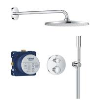 Dušo sistema Grohe Precision Thermostat + Vitalio Rain Mono 310 Chromuota 34880000