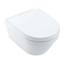 Pakabinamas klozetas Villeroy & Boch Architectura DirectFlush CeramicPlus Rimless su SoftClose dangčiu, baltas 4694HRR1