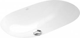Vannos kambario kriauklė Villeroy & Boch O.novo Ceramicplus 60x35cm įmontuojama, Balta