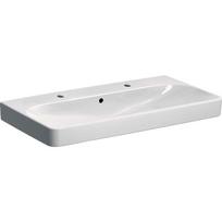 Vonios kriauklė Geberit Smyle Square 90x48 cm su 2 angomis Balta