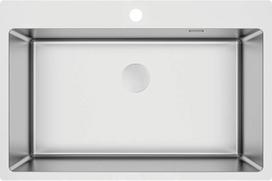 Virtuvės kriauklė Deante OLFATO BRUSHED SATIN, nerūdijančio plieno