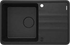 Virtuvės plautuvė Deante MOMI granitas, GRAPHITE METALLIC juoda