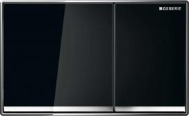 Geberit Omega60 įmontuojamo rėmo mygtukas juodas 115.081.SJ.1