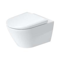 Pakabinamas klozetas Duravit D-Neo Rimfree, be dangčio, baltas