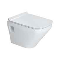 Pakabinamas unitazas Duravit DuraStyle Rimfree SoftClose dangtis, baltas, 45710900A1