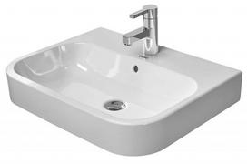 Vonios kambario praustuvas Duravit Happy D.2 60x46 cm, WonderGliss, baltas