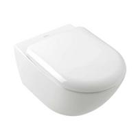 Pakabinamas klozetas Villeroy & Boch Antao CeramicPlus Rimfree TwistFlush, be dangčio, baltas 4674T0R1