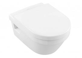Pakabinamas klozetas Villeroy & Boch Architectura AntiBac CeramicPlus DirectFlush Rimfree AquaReduct be dangčio baltas 5684R0T2