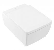 Pakabinamas klozetas Villeroy & Boch Memento 2.0 CeramicPlus DirectFlush Rimfree, AquaReduct nuleidimas, su SoftClose Slim dangčiu, baltas 4633R001