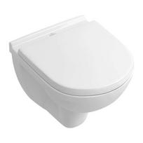 Pakabinamas Villeroy & Boch O.novo DirectFlush Rimfree AquaReduct klozetas su SoftClose dangčiu, baltas 5688HR01