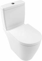 Tualeto puodas Villeroy & Boch Avento DirectFlush Rimfree AquaReduct skalavimas, CeramicPlus, Be bakelio, Be dangčio, Baltas 5644R0R1