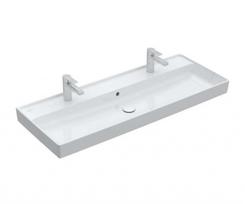 Vonios kriauklė Villeroy & Boch Collaro 120x47cm, TitanCeram keramika, Dviguba, Balta 4A33C401