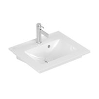 Vannos kriauklė Villeroy & Boch Venticello 50x42cm su CeramicPlus danga, Balta 412450R1